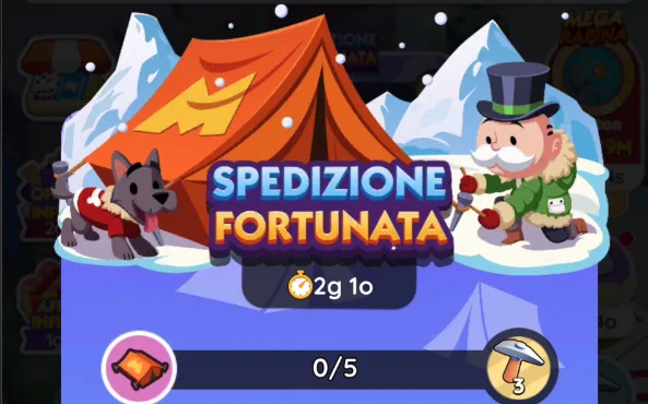 Evento Spedizione Fortunata Monopoly Go (Elenco dei Premi)